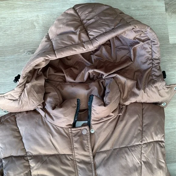 Avec Les Filles Women's Quilted Longline Puffer Vest Sz XL - Picture 5 of 14